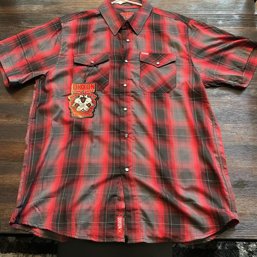 DIXXON Men’s L “blood, sweat and tears” short sleeve